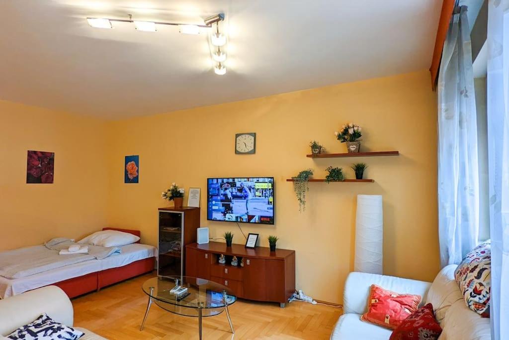 Skytop Modern Condo In Heart Of Downtown Budapeşte Dış mekan fotoğraf